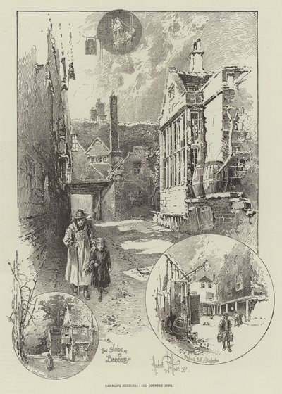 Vandrende skitser, Old Country Inns af Herbert Railton
